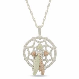 Black Hills Gold Dream Catcher Pendant in Sterling Silver