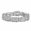 Thumbnail Image 2 of 1/2 CT. T.W. Diamond Vintage-Style Scroll Bracelet in Sterling Silver