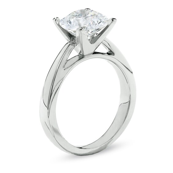 Celebration Lux® CT. Certified Diamond Solitaire Engagement Ring in 18K White Gold (I/Si2