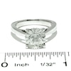 Thumbnail Image 3 of Celebration Lux® 3 CT. Diamond Solitaire Engagement Ring in 14K White Gold (I/SI2)