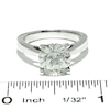 Thumbnail Image 4 of Celebration Lux® 3 CT. Certified Diamond Solitaire Engagement Ring in 18K White Gold (I/SI2)