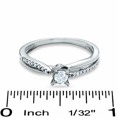 Meyella weg te verspillen hel 1/4 CT. T.W. Diamond Crisscross Promise Ring in 10K White Gold | Zales Meyella weg te verspillen hel 1/4 CT. T.W. Diamond Crisscross Promise Ring in 10K White Gold | Zales