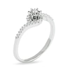 Thumbnail Image 1 of 1/10 CT. T.W. Diamond Bypass Promise Ring in 10K White Gold