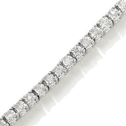 Diamond Bracelets Zales T W Diamond Tennis Bracelet In Sterling Silver