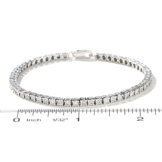 3/4 CT. T.w. Diamond Tennis Bracelet in Sterling Silver