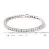 Thumbnail Image 2 of 1 CT. T.W. Diamond Tennis Bracelet in Sterling Silver