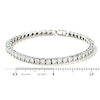 Thumbnail Image 2 of 1-1/2 CT. T.W. Diamond Tennis Bracelet in Sterling Silver