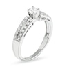 Thumbnail Image 1 of 1/4 CT. T.W. Diamond Split Shank Promise Ring in 10K White Gold