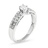 Thumbnail Image 1 of 1/4 CT. T.W. Diamond Split Shank Promise Ring in 10K White Gold