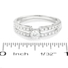 Thumbnail Image 3 of 1/4 CT. T.W. Diamond Split Shank Promise Ring in 10K White Gold