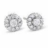 Thumbnail Image 1 of 1/2 CT. T.W. Certified Colorless Diamond Plus Earrings in 18K White Gold