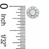 Thumbnail Image 2 of 1/2 CT. T.W. Certified Colorless Diamond Plus Earrings in 18K White Gold