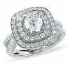 Thumbnail Image 0 of 2 CT. T.W. Diamond Double Row Bridal Set in 14K White Gold