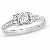Thumbnail Image 1 of 5/8 CT. T.W. Diamond Collar Ring in 14K White Gold