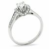 Thumbnail Image 2 of 5/8 CT. T.W. Diamond Collar Ring in 14K White Gold