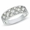 Thumbnail Image 1 of 1/3 CT. T.W. Diamond Vintage Kite Band in 14K White Gold