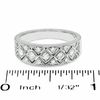 Thumbnail Image 3 of 1/3 CT. T.W. Diamond Vintage Kite Band in 14K White Gold