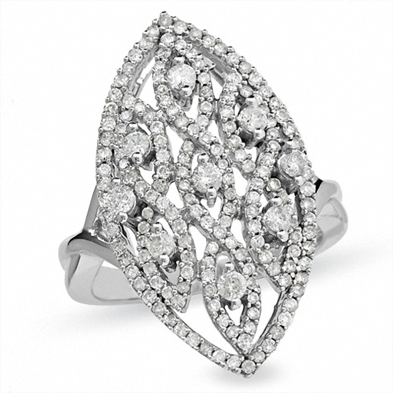 Main Image 1 of 1 CT. T.W. Diamond Fashion Ring in 14K White Gold