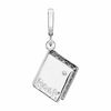 Thumbnail Image 0 of 1/10 CT. T.W. Diamond Book Charm in Sterling Silver