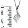 Thumbnail Image 2 of Sirena™ 1/2 CT. Diamond Solitaire Pendant in 14K White Gold