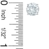Thumbnail Image 1 of 3 CT. T.W. Diamond Solitaire Stud Earrings in 14K White Gold