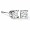 Thumbnail Image 0 of Celebration Lux® 2 CT. T.W. Princess-Cut Diamond Solitaire Stud Earrings in 18K White Gold (I/SI2)