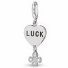 Thumbnail Image 1 of Diamond Accent "Lucky" Charm in Sterling Silver