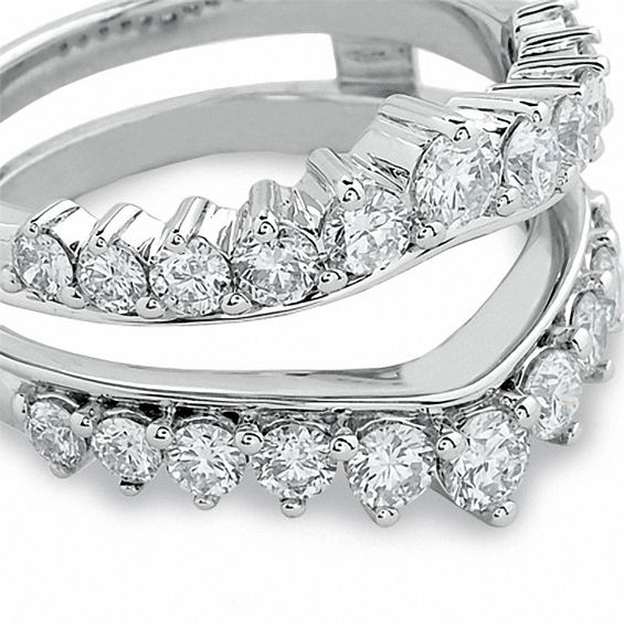 Celebration LuxÂ® 1-1/2 CT. T.w. Diamond Solitaire Enhancer in 18K White Gold (I/Si2)