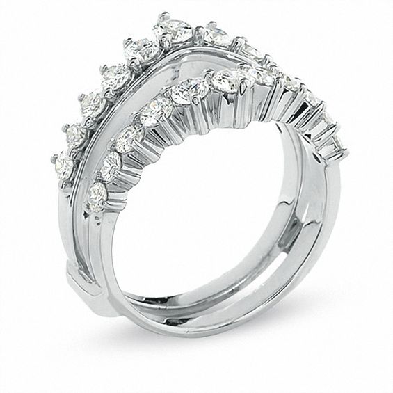 Celebration LuxÂ® 1-1/2 CT. T.w. Diamond Solitaire Enhancer in 18K White Gold (I/Si2)
