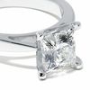 Thumbnail Image 2 of Celebration Lux® 3 CT. Princess-Cut Certified Diamond Solitaire Engagement Ring in 18K White Gold (I/SI2)