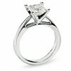 Thumbnail Image 3 of Celebration Lux® 3 CT. Princess-Cut Certified Diamond Solitaire Engagement Ring in 18K White Gold (I/SI2)