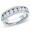 Thumbnail Image 1 of Celebration Lux® 1-1/2 CT. T.W. Certified Diamond Channel Band in 18K White Gold (I/SI2)