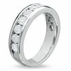 Thumbnail Image 2 of Celebration Lux® 1-1/2 CT. T.W. Certified Diamond Channel Band in 18K White Gold (I/SI2)