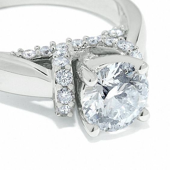 Celebration Lux® 1-3/4 CT. T.w. Certified Diamond Ring in 18K White Gold (I/Si2)