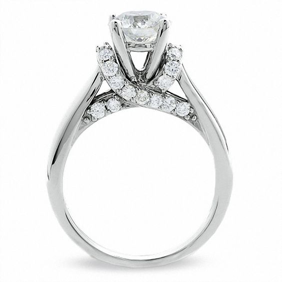 Celebration Lux® 1-3/4 CT. T.w. Certified Diamond Ring in 18K White Gold (I/Si2)