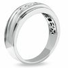 Thumbnail Image 2 of 1/5 CT. T.W. Diamond Three Stone Band in 14K White Gold