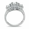 Thumbnail Image 2 of Celebration Lux® 1-1/4 CT. T.W. Princess-Cut Certified Diamond Three Stone Ring in 18K White Gold (I/SI2)