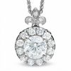 Thumbnail Image 0 of Celebration Lux® 3/4 CT. T.W. Diamond Framed Pendant in 18K White Gold (H-I/SI1-SI2)