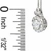 Thumbnail Image 1 of Celebration Lux® 3/4 CT. T.W. Diamond Framed Pendant in 18K White Gold (H-I/SI1-SI2)