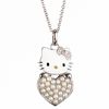 Thumbnail Image 1 of Hello Kitty® Freshwater Cultured Pearl Heart Birthstone Pendant in Sterling Silver