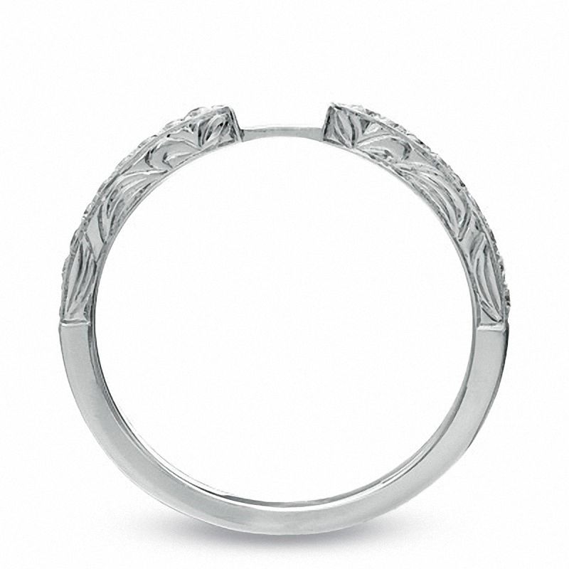 Main Image 4 of Celebration Lux® 1 CT. T.W. Certified Diamond Framed Bridal Set in 18K White Gold (I/SI2)