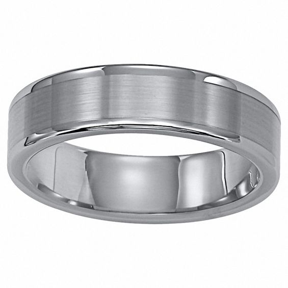 Triton Men s 6 0mm Comfort Fit Tungsten  Carbide Wedding  