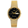 Thumbnail Image 0 of Men's MIDO® Commander Gold-Tone Mesh Automatic Watch with Black Dial (Model: M8429.3.28.13)