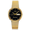 Thumbnail Image 1 of Men's MIDO® Commander Gold-Tone Mesh Automatic Watch with Black Dial (Model: M8429.3.28.13)