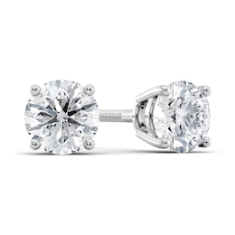 1 CT. T.W. Certified Diamond Solitaire Stud Earrings in Platinum (I/VS2)