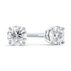 Thumbnail Image 0 of 1/2 CT. T.W. Certified Diamond Solitaire Stud Earrings in Platinum (I/VS2)