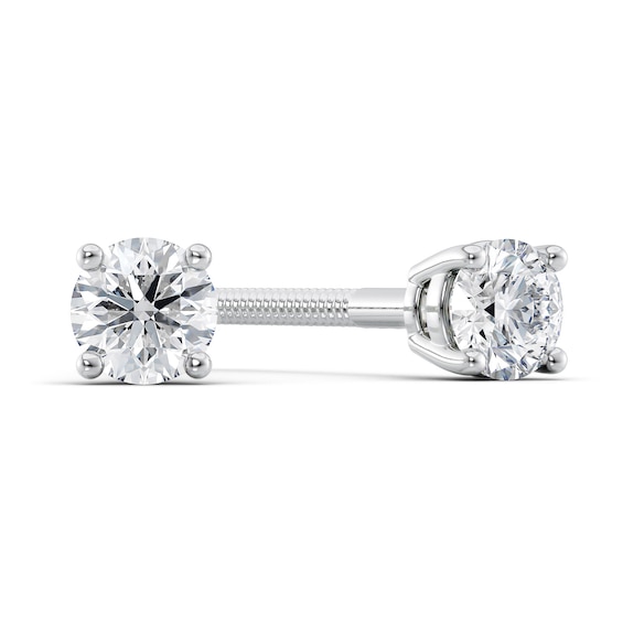 1/4 CT. T.w. Certified Diamond Solitaire Stud Earrings in Platinum (I/Vs2)