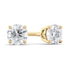 Thumbnail Image 1 of 3/4 CT. T.W. Certified Diamond Solitaire Stud Earrings in 18K Gold (I/VS2)