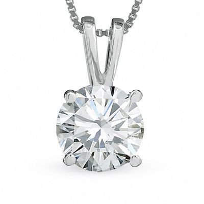 Zales 1 Ct. Diamond Solitaire Pendant