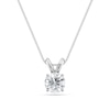 Thumbnail Image 0 of 1 CT. Certified Diamond Solitaire Pendant in 18K White Gold (I/VS2)